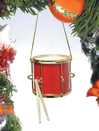 NewNest Australia - 2" Red Marching Drum Ornament 