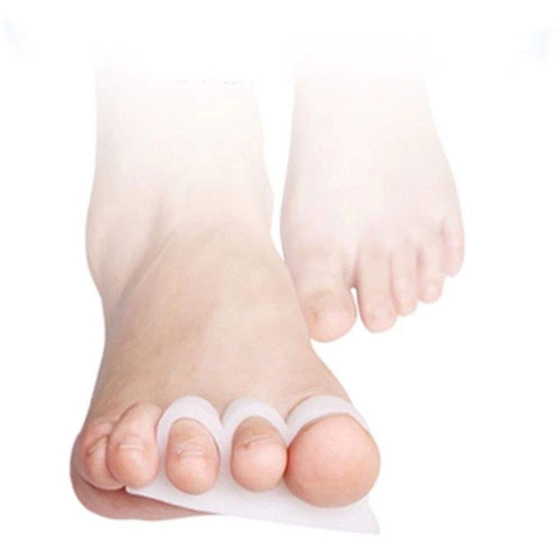 Pedimend 3-Loop Hammer Toe Crests Pads (2PAIR) - Gel Toe Straightener for Overlaping Toes, Hammer Toes, Curled Toes and Bent Toes - Fix, Separate and Support Mallet Toes - Unisex - Foot Care - NewNest Australia