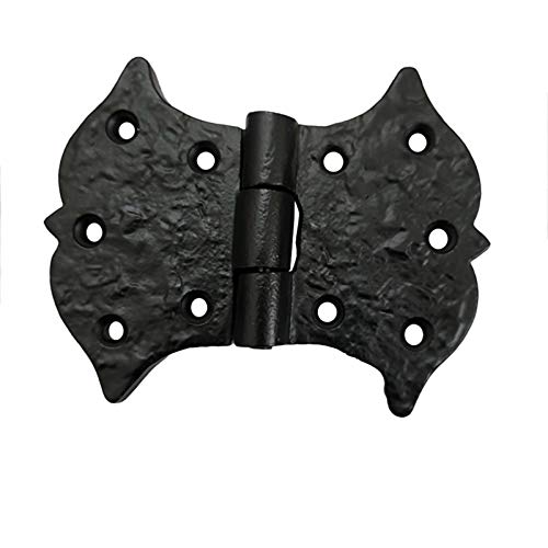 Adonai Hardware "Gamul" Black Antique Iron Butterfly Hinge (2, Matte Black Powder Coated) 3.9 Inch x 2 Pack - NewNest Australia