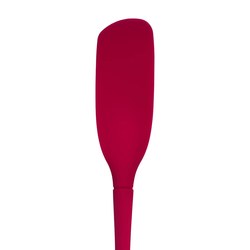 Tovolo Flex-Core All-Silicone Flexible Edge Blender Spatula With Extra-Long Handle, Angled Head Reaches Below Blades, Silicone Spatula for Smoothies & Blended Cocktails Cayenne - NewNest Australia