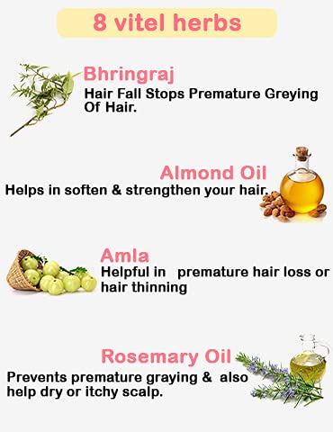 Blue Nectar Ayurvedic Hair Tonic & Spray Serum for Hair Thinning,Hair Styling, Hair Fall & Healthy Scalp with Almond, Rosemary and 8 Ayurvedic Herbs | Best Hair Growth Serum (100 ml,3.4 fl oz) - NewNest Australia