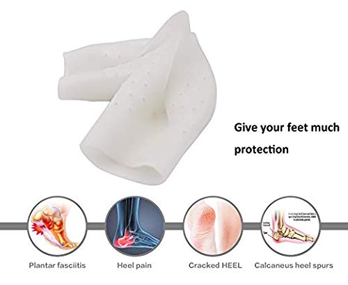 PEDIMEND Breathable Height Increasing Insole (1PAIR - 2PCS) | Invisible Heel Lift Pads | Can Be Use for Heel Cushioning, Heel Raise, Achilles Tendonitis, Plantar Fasciiitis | Foot Care White - NewNest Australia