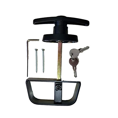 StartFine T-Handle Lock kit Shed Door Lock with 3 Keys and 2 Screws, 5-1/2" Stem Barn Playhouse & Chicken Coop Door Lock 5-1/2" - NewNest Australia