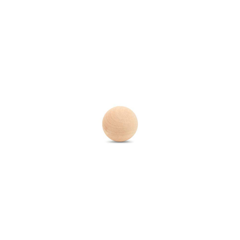 1 inch Wooden Round Ball, Bag of 100 Unfinished Natural Round Hardwood Balls, Smooth Birch Balls, for Crafts and DIY Projects (1 inch Diameter) by Woodpeckers 1 Inch Pack of 100 - NewNest Australia