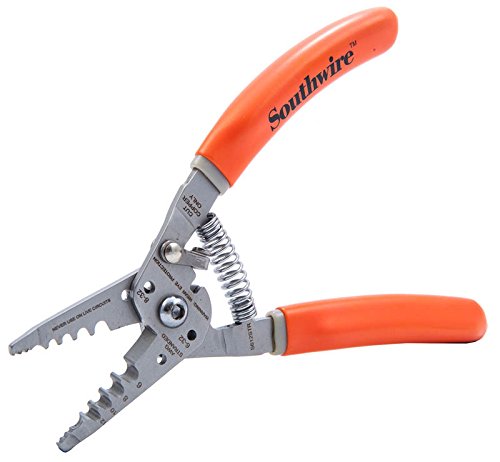 Southwire - 58277940 Tools & Equipment S612STR 4-10 AWG SOL & 6-12 AWG STR Ergonomic Handles Wire Stripper/Cutter - NewNest Australia