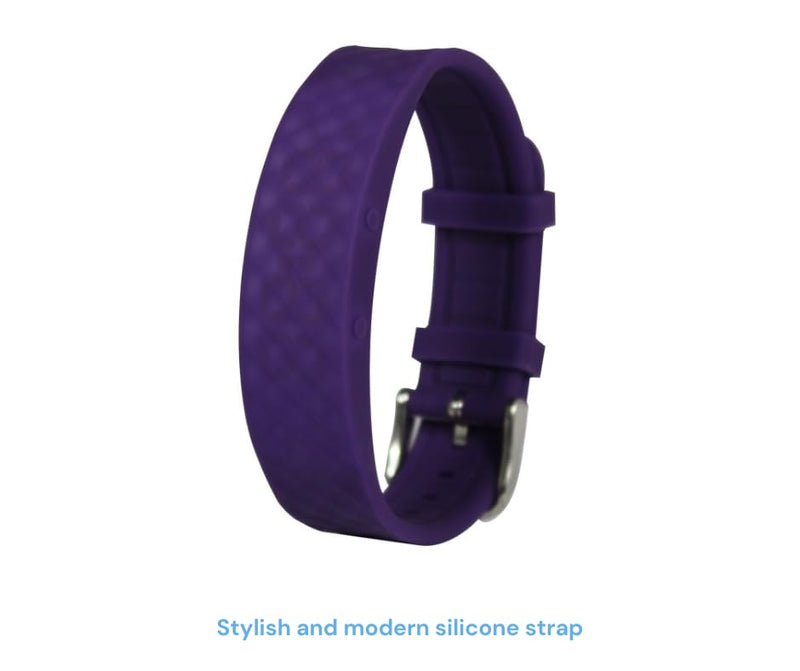 Purple Pivotell Vibratime Vibrating Pill Reminder Clock - with up to 12 daily alarms, Purple, Modern - NewNest Australia