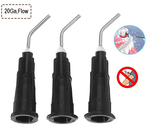 Fashionclubs Blunt Tip Dispensing Needles 20Ga,200pcs Disposale Dental Pre-Bent Irrigation Needle Tips,Black,Great for Oil or Glue Applicator - NewNest Australia