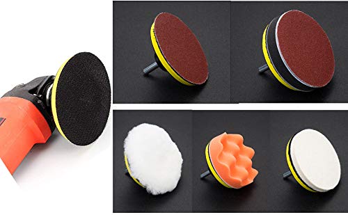 HIFROM 5-Inch/125mm Hook & Loop Backing Pad Orbital Sander Polisher Sanding Pad M14 Drill Adapter (2-Pack) 2pcs (5" Pad) - NewNest Australia