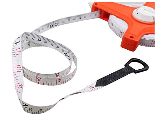 Open Reel Fiberglass Tape Measure Inch Metric Scale,100 Feet, 30 Meter (100 Feet) 100 Feet - NewNest Australia