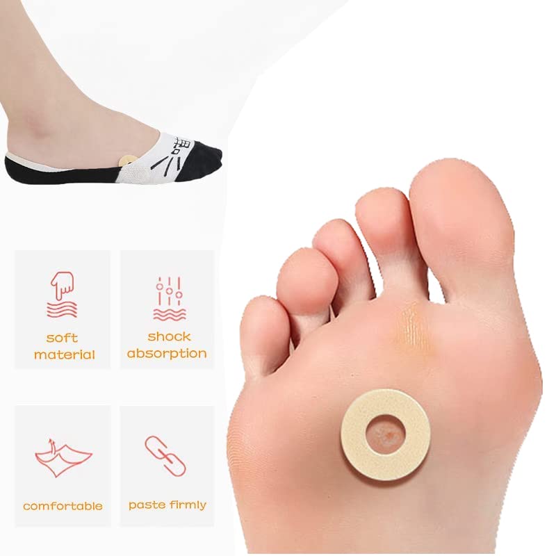 MYMULIKE 60 Pcs Corn Cushions, 4 Models Soft Latex Foam Self Adhesive Callus Pads Corn Pad Anti Friction Reduce Foot and Heel Pain for Toe Callus Anti-Slip 60 Count - NewNest Australia
