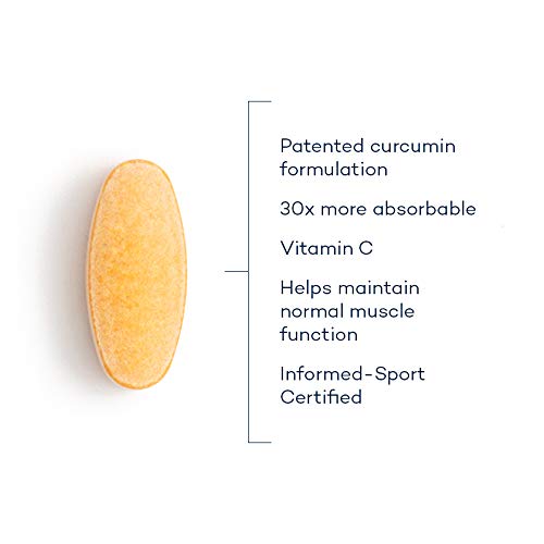 Turmeric+ Curcumin 500mg Patented Highly Absorbable with Vitamins C & D - Informed-Sport Certified - Bone, Joint & Muscles Supplements - 28 Day Supply - NewNest Australia