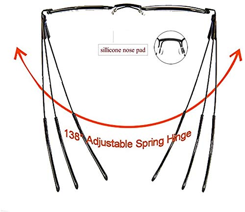 REAVEE 4 Pair Slim Pen Reading Glasses Tube Reader Glasses Men Women Small Readers Spring Hinged Eyeglasses with Portable Clip Case 1.0 4 Pack 1.0 x - NewNest Australia