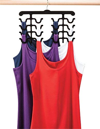 NewNest Australia - The Paragon Cami Hanger - Non-Slip Closet Organizer for Tank Tops, Sports Bras, Bathing Suits, Belts, Accessories; Keep Essentials Wrinkle-Free and Organized 