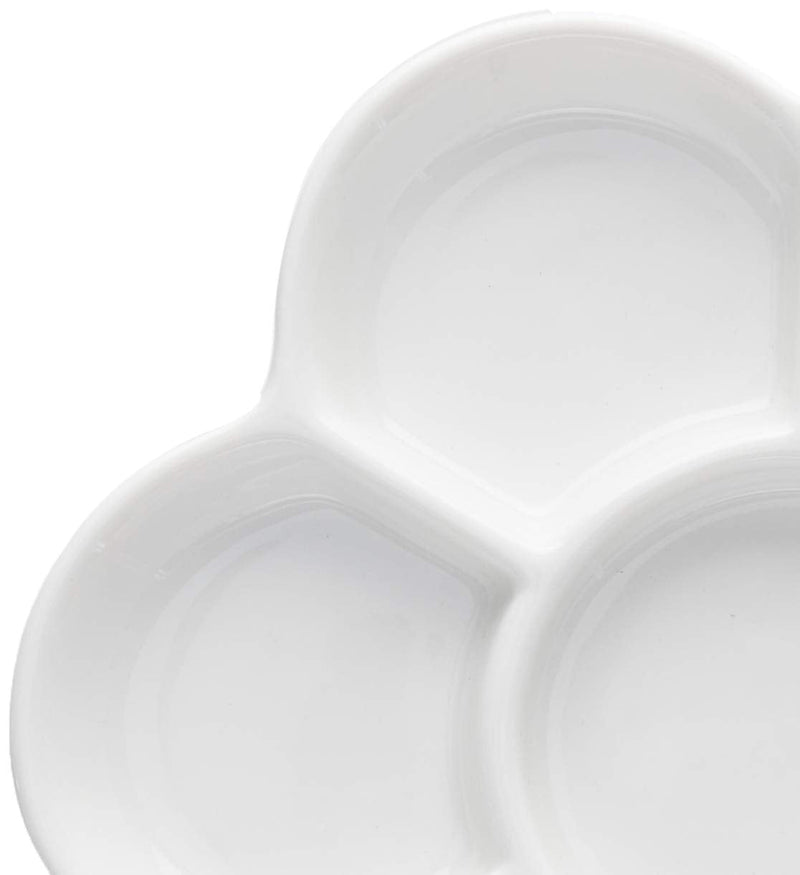 Easyou Porcelain Ceramic Palette Bone China Mixing Tray (Flower Mixing Palette 5.6"/14.5cm) Flower Mixing Palette 5.6"/14.5cm - NewNest Australia