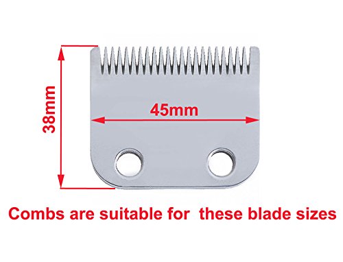 Professional Line Attachment Combs All Sizes with Strong Metal Fitting Cutting Guide Fit - Super Taper, Chromepro, Balding, Magic 5 Star and Other Standard Full Sized Clippers - NewNest Australia