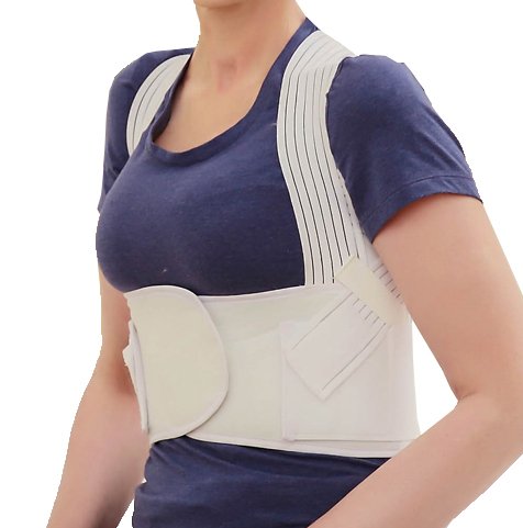 Obbomed Mb-3400Xl Chest Shoulder Posture Corrector, Lower Back Support, Wrap Brace Belt, Breathable Strap, Correction Round Back, Hanging Shoulders, Humpback Shoulder, Cavic Back Lumbar Spine, Suitable For Men And Women - Xl: 39-42" - NewNest Australia