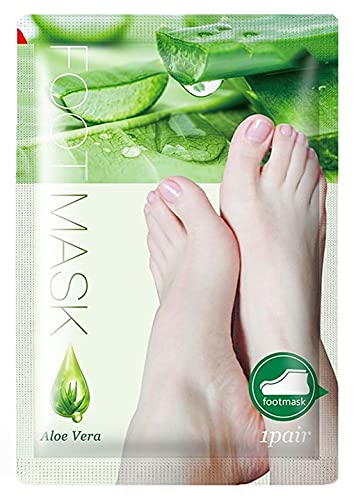 Aloe Vera Exfoliating Foot Peeling Mask Sock - Moisturising Peel Masks - remove Hard Skin Callus Remover Pedicure Baby Feet Care Kit for Cracked Feet - NewNest Australia