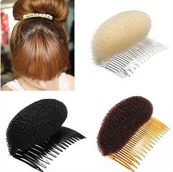 Ericotry 2Pcs Charming Bump It Up Volume Inserts Hair Comb Do Beehive Hair Styler Insert Tool Hair Comb Hot Hair Base Styling Accessories for Women Girls (Beige) - NewNest Australia