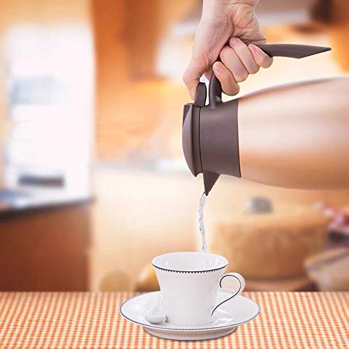 2 Litre Stainless Steel Coffee Jug Double Walled Insulated Vacuum Jug Tea Carafe Thermal Jug for Hot & Cold Drinks - NewNest Australia