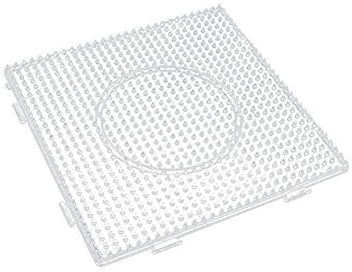 H&W 4PCS 5mm Fuse Beads Boards, Large Clear Pegboards Kits, with Gift 4 Lroning Paper (WA3-Z1) 4 PCS - NewNest Australia