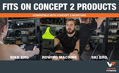 Phone Holder Made for PM5 Monitors of Concept 2 Rower, SkiErg and BikeErg - Silicone Smartphone Cradle Compatible with Concept 2 Rowing Machine. Ideal Rower Accessories pink - NewNest Australia