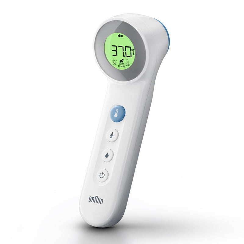 Braun No touch + touch thermometer with Age Precision, BNT400WE - NewNest Australia