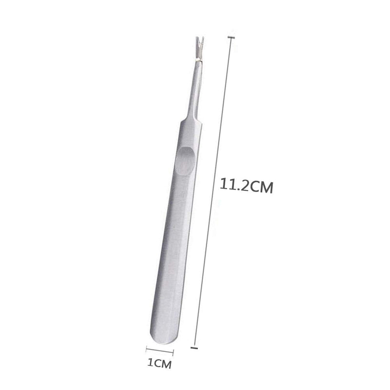 Professional Stainless Steel Cuticle Pusher Trimmer Hangnails Nails Cleaner Scissors Remover Nipper Clipper/Nail Art Manicure Tool for Adult - NewNest Australia