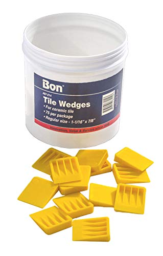 Bon Tool 87-214 1-1/8-Inch by 15/16-Inch Bucket of Super Tile Wedges, 75-Pieces - NewNest Australia