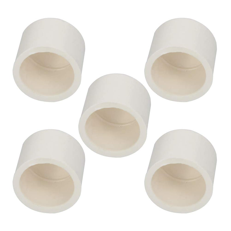 Othmro 20mm PVC Pipe Cap Fitting, Slip Socket External End Caps 5 Pcs 20mm 5pcs - NewNest Australia