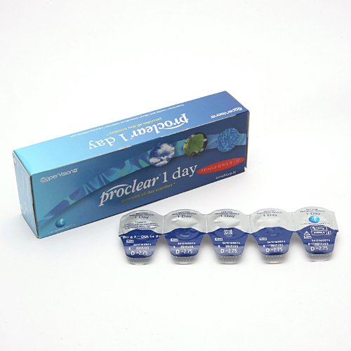 Proclear 1 day, daily lenses soft, 30 pieces / BC 8.7 mm / DIA 14.2 / -2.75 diopters - NewNest Australia
