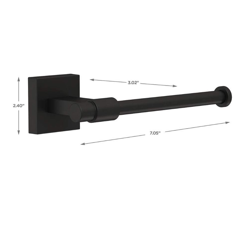 Franklin Brass Maxted Single Arm Toilet Paper Holder, Matte Black, Bathroom Accessories, MAX51-FB - NewNest Australia