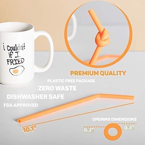 15 FITS All TUMBLERS Straws - Reusable Silicone Straws for 30 and 20 oz Yeti - Flexible Easy to Clean + 2 Cleaning Brushes - BPA Free, No Rubber Taste Drinking - Best Value for Money Pack - NewNest Australia