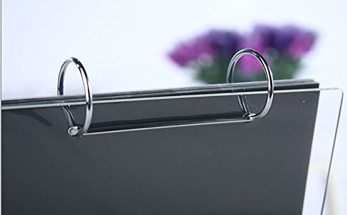 Clear Slant Back Acrylic Sign Holder,Frames Desktop Display Holder"L" Type with Vertical Stand Menu Holders,Photo Clip 13 Shows 26 Photos Photography Studio/Album Horizontal 4x6" - NewNest Australia