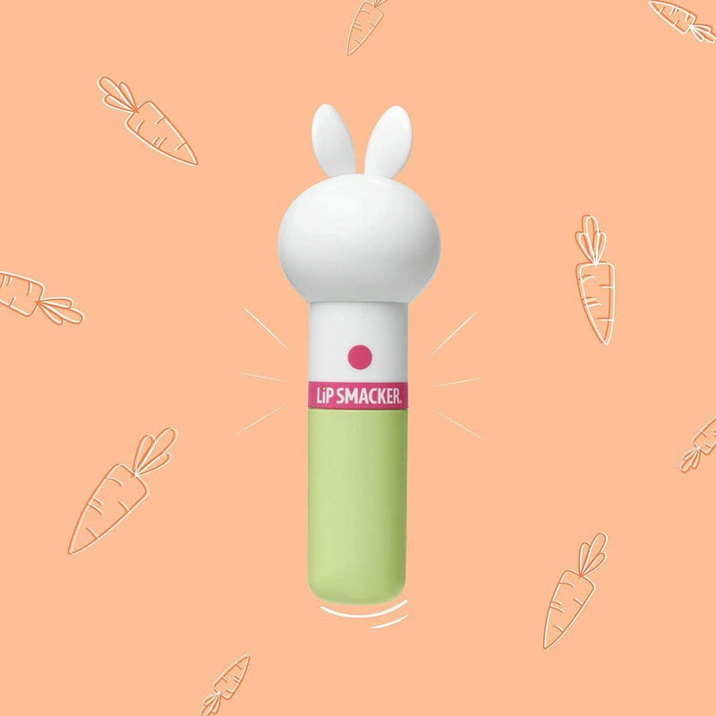 Lip Smacker - Lippy Pals Collection - Bunny Lip Balm for Kids - Hoppy Carrot Cake Flavour - Sweet Gift for your Friends with Animal Figures - Bunny Single Blister Pack - NewNest Australia