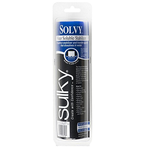 Sulky 12-Inch by 9-Yard Solvy Water Soluble Stabilizer Roll (2 Pack) 2 Pack - NewNest Australia