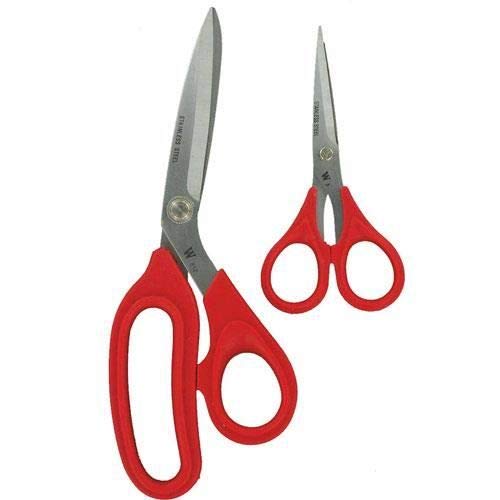 Wiss WHCS2 2 Piece Home and Craft Scissor Set, 5-Inch and 8-1/2-Inch - NewNest Australia