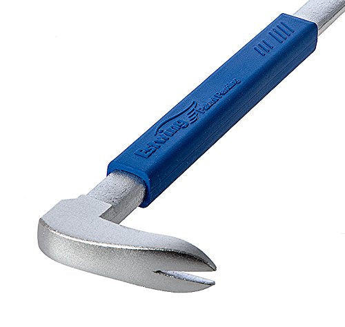 Estwing Pro Claw Nail Puller - 9" Pry Bar with Forged Steel Construction & No-Slip Cushion Grip - PC210G 9" (Inches) - NewNest Australia