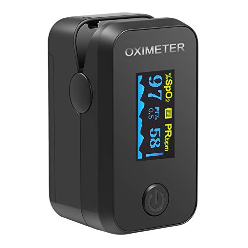 ComDent Pulse Oximeter, 3 in 1 Pulse Oximeter Fingertip with SpO2 Pulse Oximeter, Pulse Rate,Heart Rate Monitor, Fast Reading, Perfect for Sports, Home, Nursing Homes Black - NewNest Australia