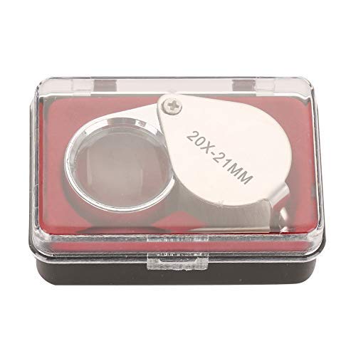 Portable Magnifying Glass, 20X/30X Magnification for Jewelry 20X/30X Portable Magnifying Glass Jewelry Check Reading Magnifying Glass Folding Bag 02 - NewNest Australia