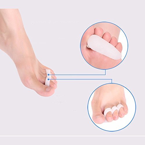 PEDIMEND Silicone Gel Toe Separator (1PAIR) | Toe Separators for Overlapping Toes | Straighten Bent Toes | Bunion Pain Relief | Improves Balance & Foot Strength | Unisex | Foot Care - NewNest Australia