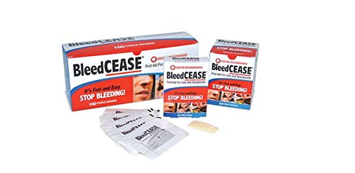 BleedCEASE First Aid for Cuts and Nosebleeds Sterile Packings, 25 Count - NewNest Australia