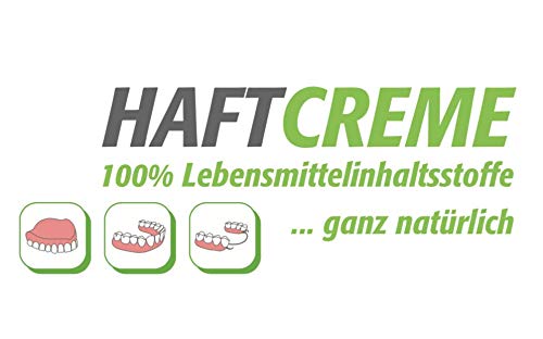 Naturdent adhesive cream | The first natural adhesive cream | Insoluble in water - no rinsing, only 1 x daily | 100% food ingredients, vegan, no chemical burden on the body | 40g - NewNest Australia