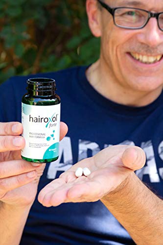 Hairoxol Vitamins For Hair Of Women + Men | Dietary Supplement With Free Amino Acids, Plant Extract, Vitamin B3, Biotin, Zinc, Minerals | Made In Germany (60 Capsules) - NewNest Australia