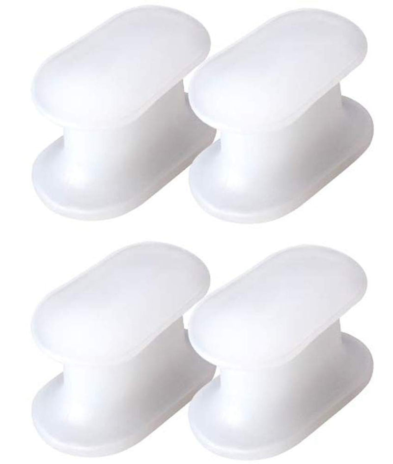 Gel Toe Caps, Hallux Valgus Toe Separator, Silicone Toe Protection, Toe Separator, Toe Corrector Spacers For Overlapping Toes, Soft And Comfortable, Pack Of 4 - NewNest Australia