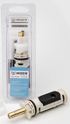Moen 1222 One-Handle Posi-Temp Faucet Cartridge Replacement for Moen Tub Shower and Shower Only Configurations, Brass and Plastic 1 Pack - NewNest Australia