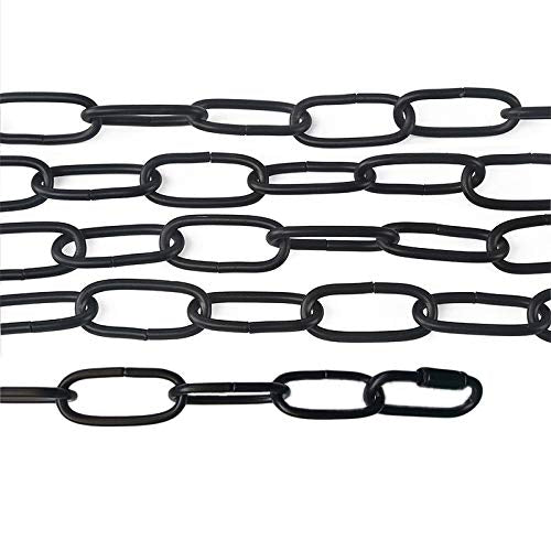 WOERFU 6 feet Black Pendant Light Fixture Chain Permits Installation Of Chain-Hung Fixtures On High Ceilings with Maximum Fixture Weight Of 50 Pounds - NewNest Australia