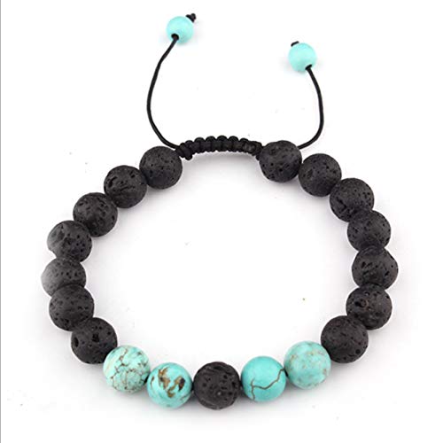 Anxiety Bracelet for Women | Lava Stone Aromatherapy Bracelet | 10ml Anxiety Essential Oil | Relaxation Aromatherapy Gift for her | Gift Box - NewNest Australia