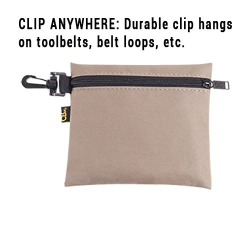 CLC Custom Leathercraft 1100 Multi-Purpose Clip-on Zippered Poly Bags, 3 Pack Pack of 1 - NewNest Australia
