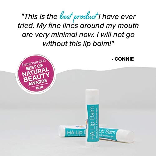 Hyalogic Hydrating Lip Plumping Balm w/Hyaluronic Acid | Dry Lips | Natural Moisturizing Lip Balm | Gluten & Fragrance Free, Unflavored (0.15oz) 4.25g 0.15 Ounce (Pack of 1) - NewNest Australia
