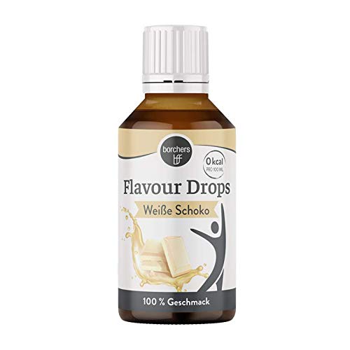 Borchers Flavor Drops Tasting Pack | 1 X White Chocolate, Caramel And Nougat | 3 X 30Ml | 0 Calories | Sweetener Liquid | For Cooking And Baking | For Drinks - NewNest Australia